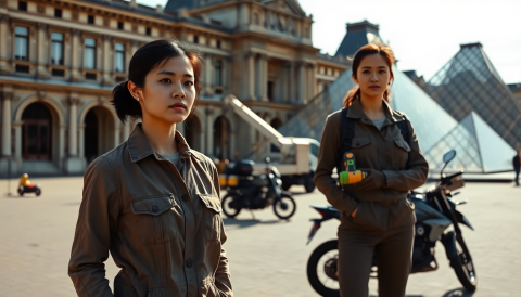 7 分鐘 白天搶劫羅浮宮