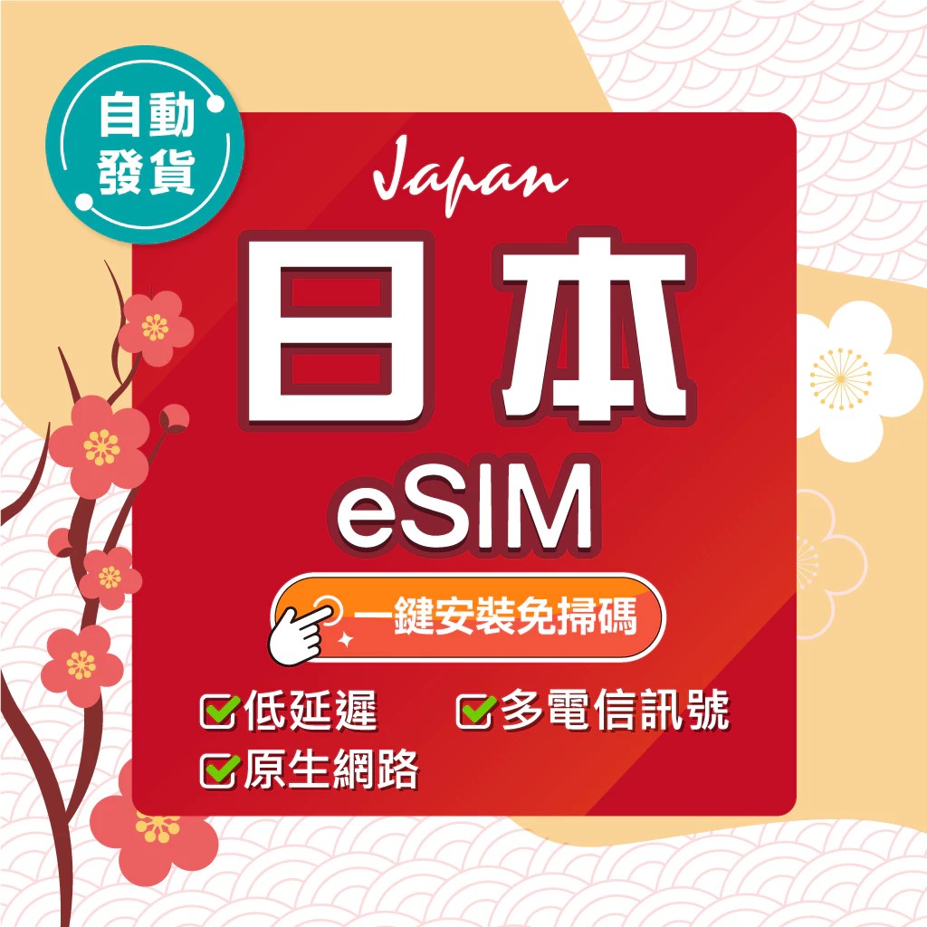 日本即時eSIM卡