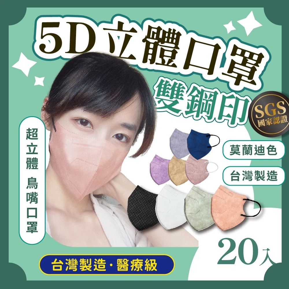 立體防疫 鳥嘴口罩