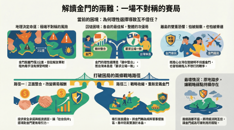 金門人不是親中，是求生