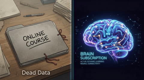 未來的老師不賣課，賣的是自己的大腦